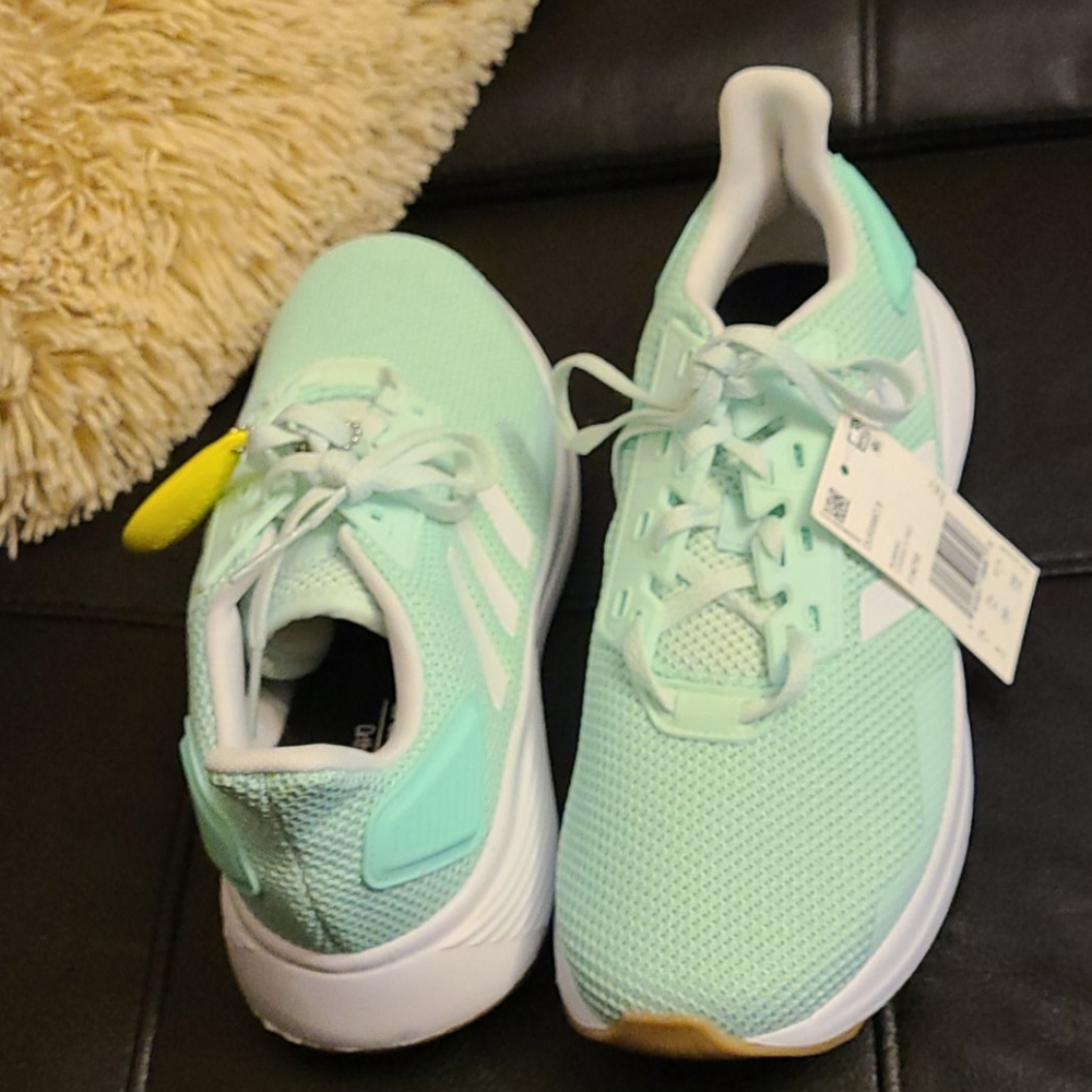 NWT Adidas Duramo 9 "Clear Mint/White/Ice Mint" 9